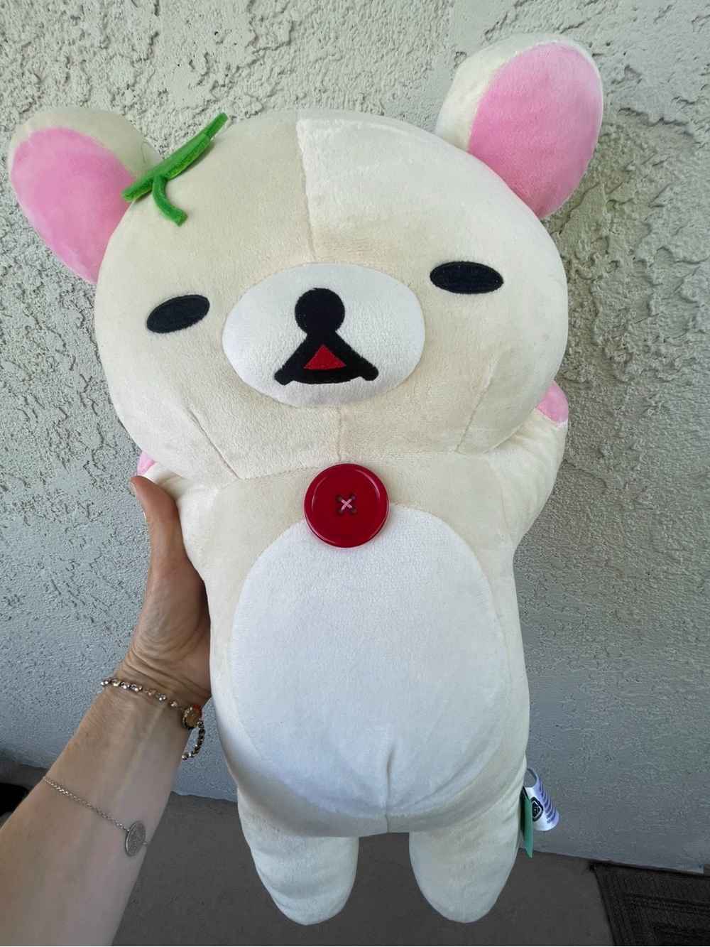 Plush Cream Bear Stuffed Toy - Soft Cuddly Companion